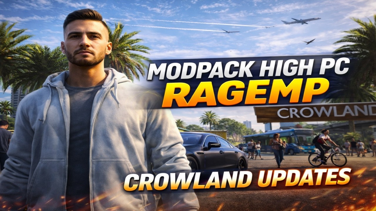 MODPACK HIGH PC RAGEMP | CROWLAND SI UPDATE-URILE #crowland #ragemp 