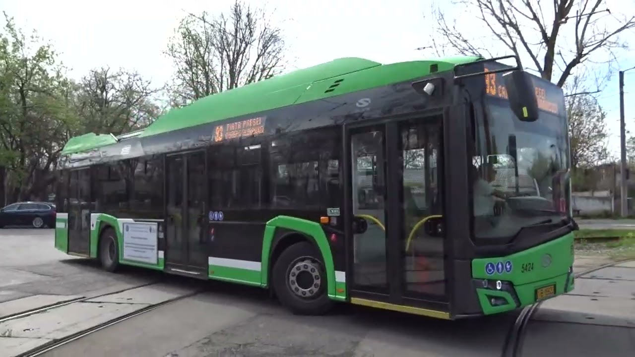 No More Manual Work! Smart Trolleybus Technology Solaris Trollino IV 12 in Bucharest