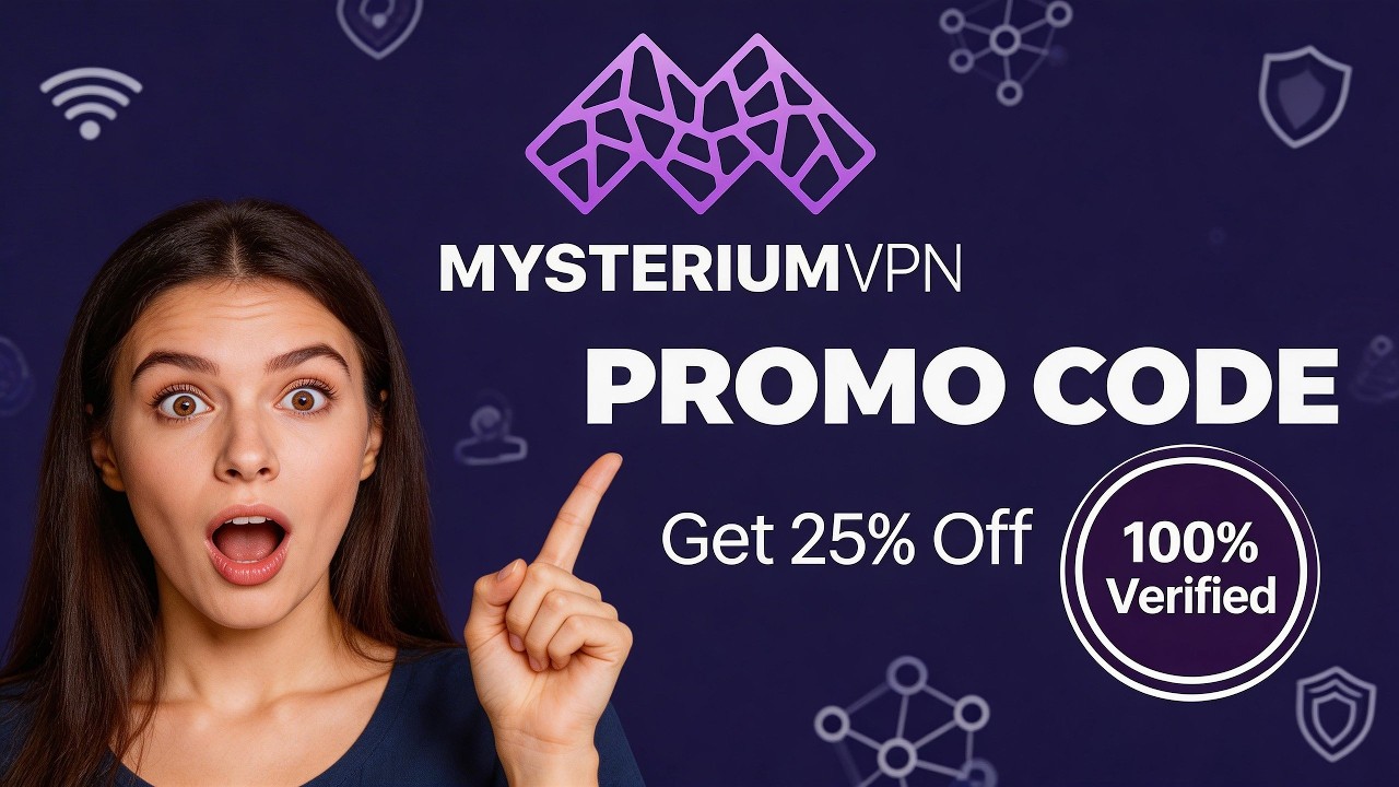 ✨ Mysterium VPN Promo Code - Get Your First Plan 60% OFF!