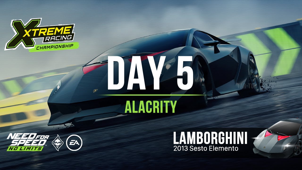NFS:No Limits | Xtreme Racing Championship (2013 Lamborghini Sesto Elemento) - Day 5 (Alacrity)