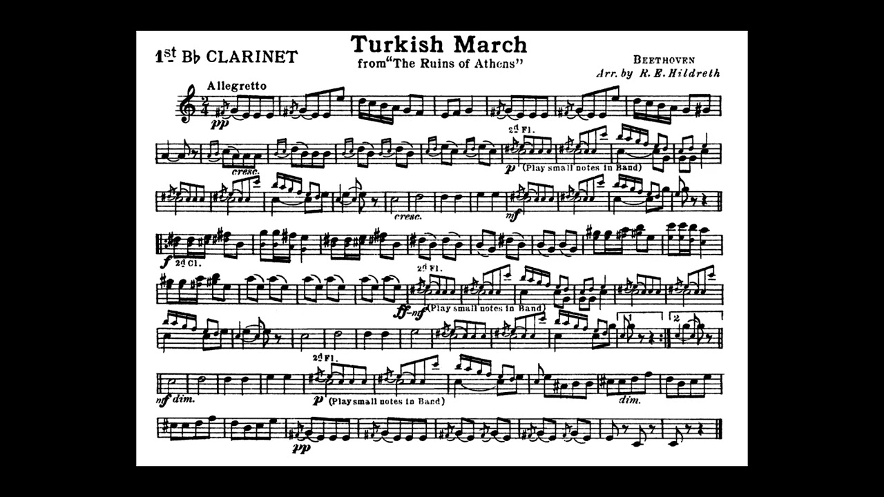 Marcia Turca - Ludwig Van Beethoven (Marcia dall'opera "Le rovine di Atene")