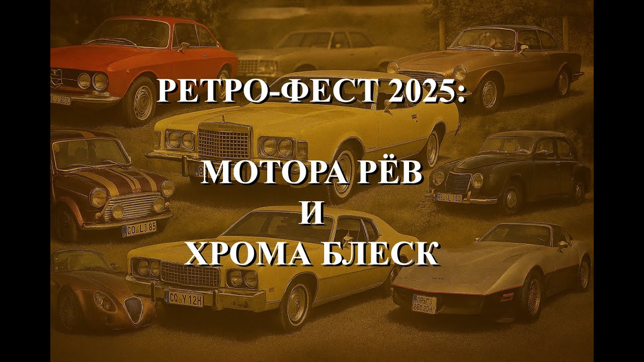 Ретро-фест 2025. День второй. Взгляд с коляски. Влог. Германия. Vlog. Neu-Ulm. Germany