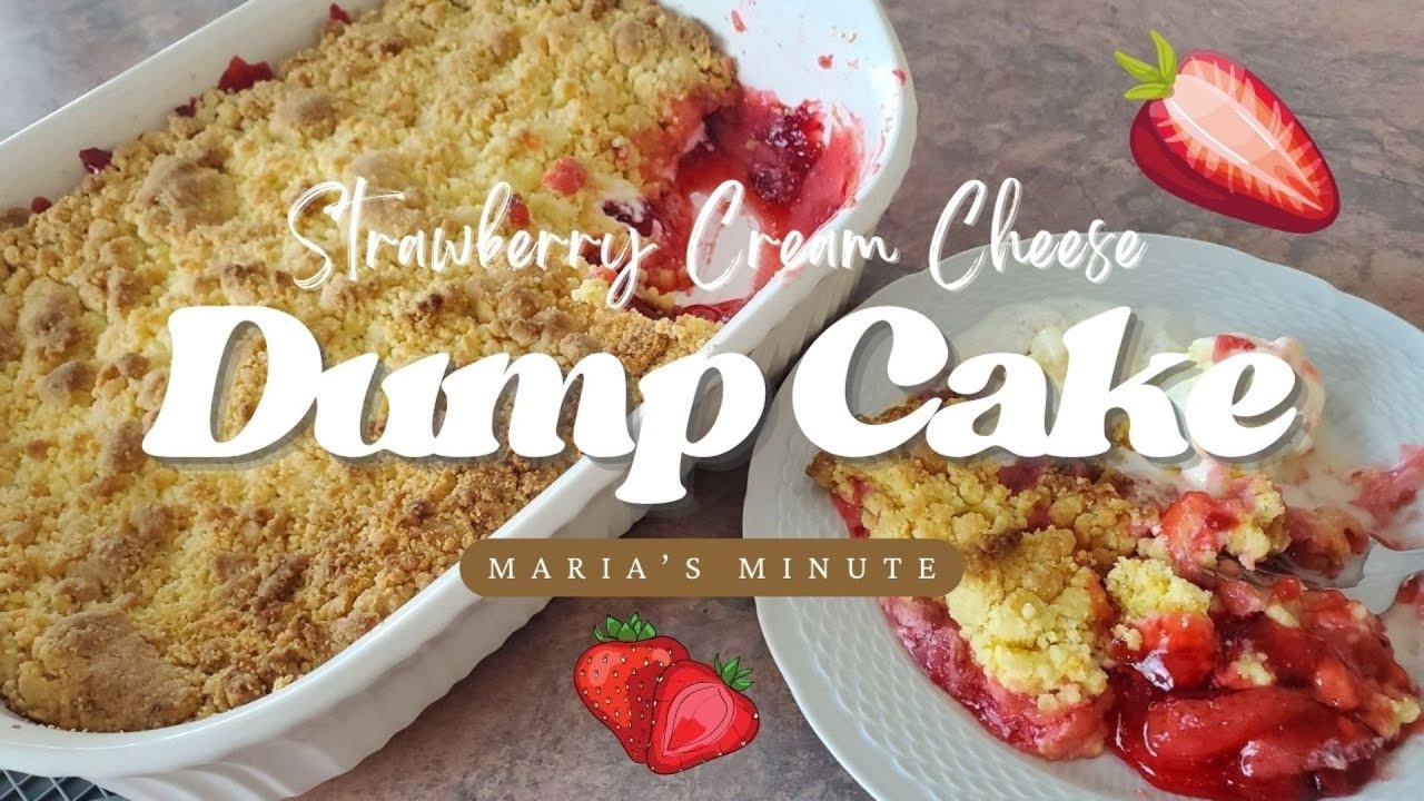 Клубничный чизкейк в виде пирога-запеканки | Быстро и вкусно!🍓