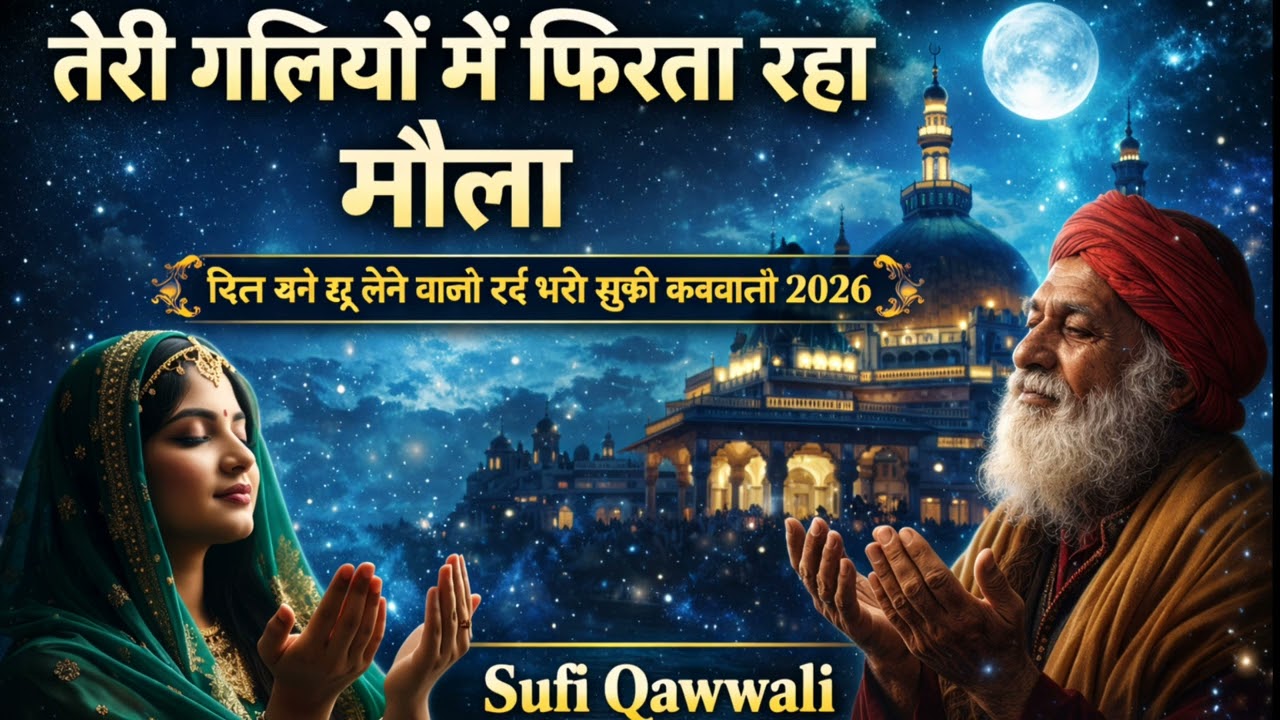 तेरी गलियों में फिरता रहा मौला | दिल को छू लेने वाली दर्द भरी सूफी कव्वाली 2026 | Sufi Qawwali