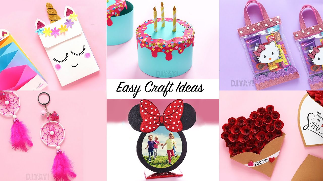 6 DIY IDEAS YOU CAN TRY AT HOME | Craft Ideas | DIY Crafts
