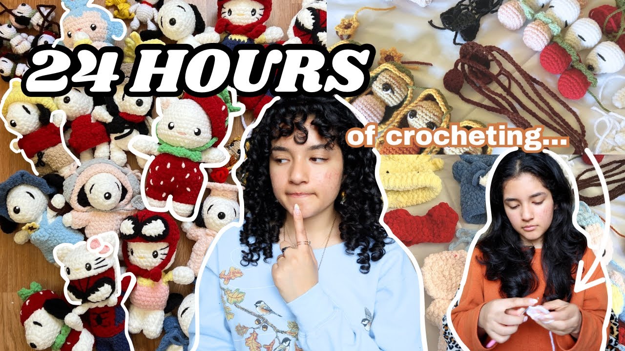 how much can I crochet in 24 hours?