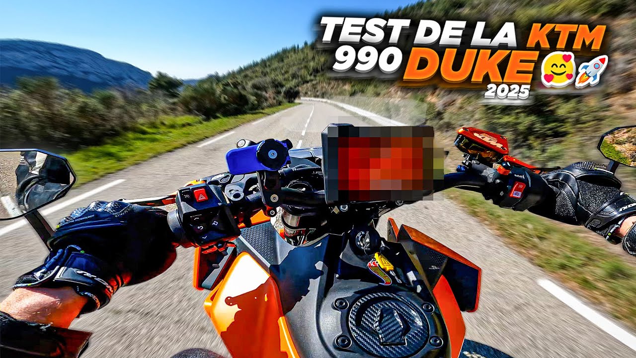 TEST DE LA KTM 990 DUKE 2025 🚀😈 Une petite 1290 🥰