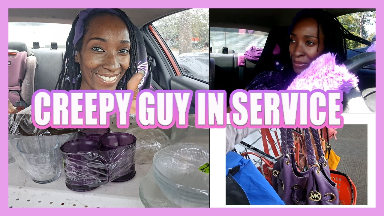 Thought he was going to sh00t up the church | thrift shopping for Victorian decor | Purple Aesthetic