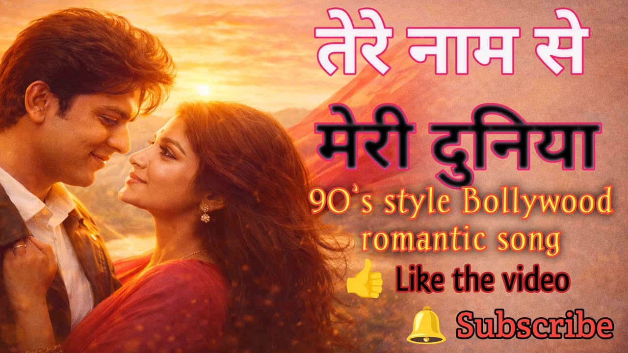 “तेरे नाम से मेरी दुनिया” (90’s Bollywood Love Theme) 2026