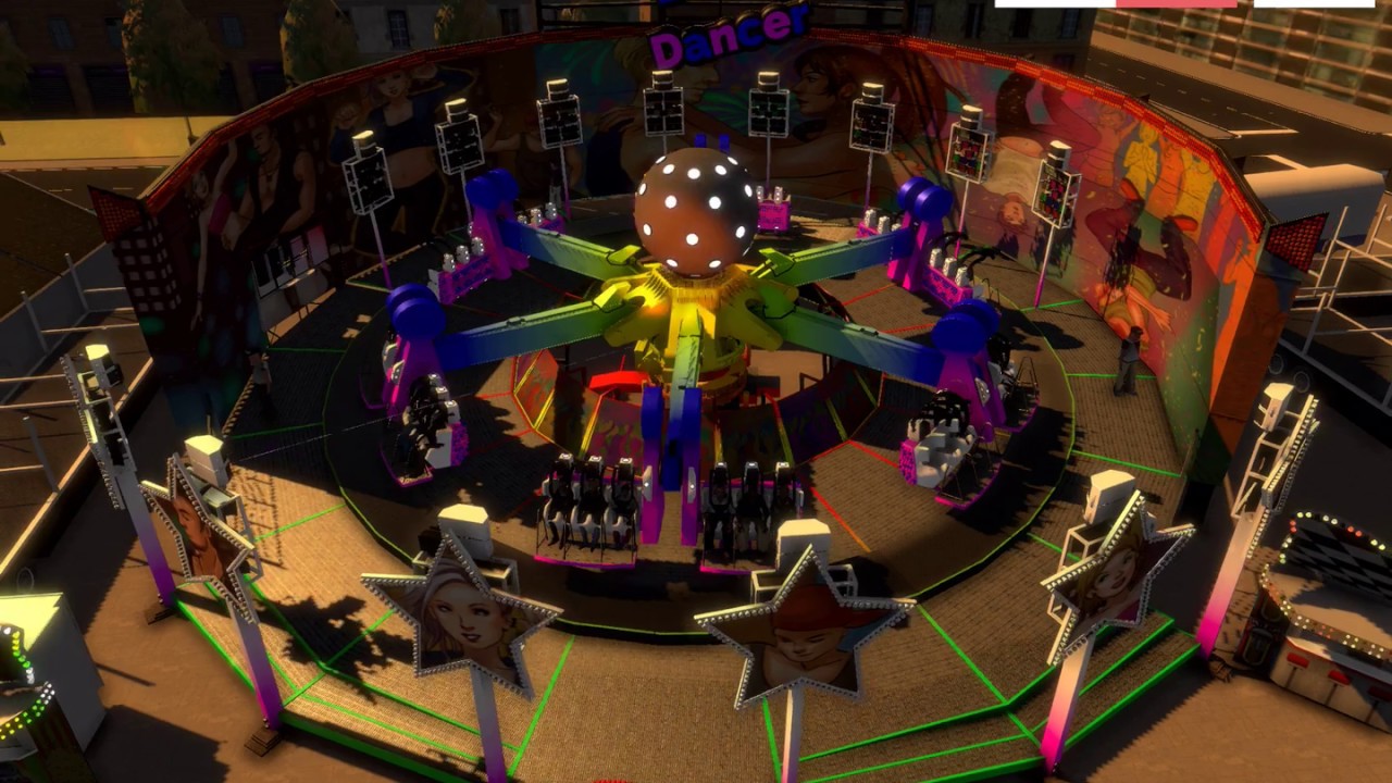 Funfair ride simulator 4 (Ghost Spin) part 1