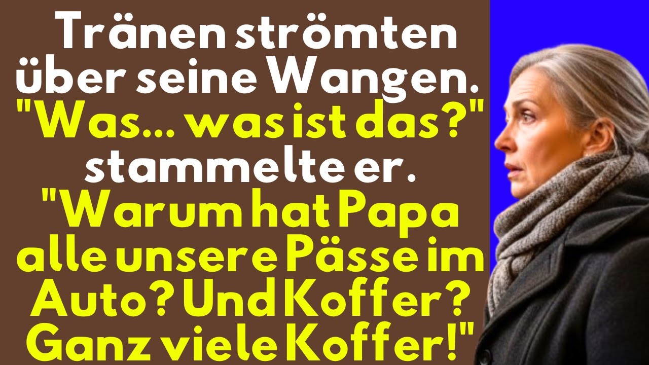 Mein Urenkel öffnete den Kofferraum des Autos seines Vaters, während wir spielten... er rannte