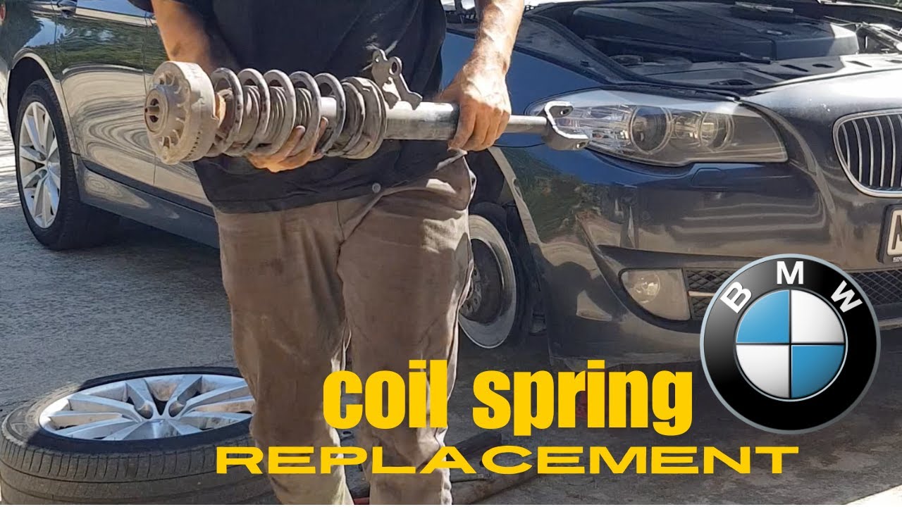 BMW F10 520d Broken Front Coil Spring Replacement | Step-by-Step Guide