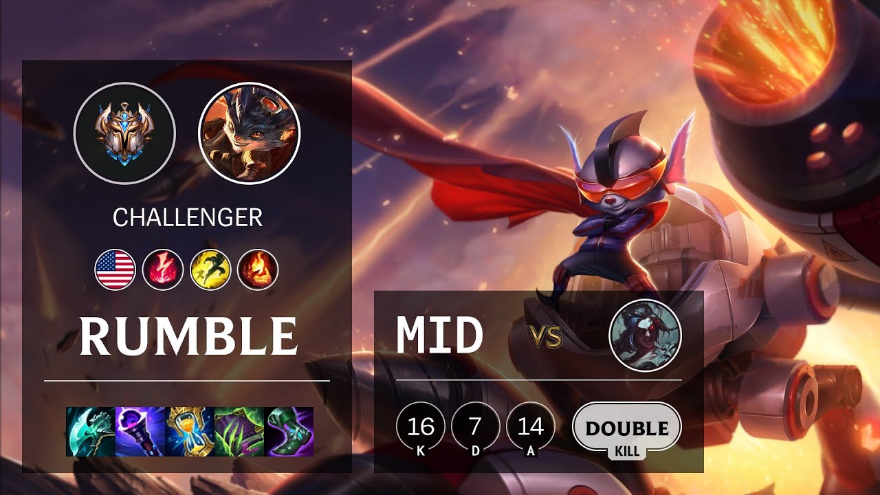 Rumble Mid vs Kayn - NA Challenger Patch 10.25b