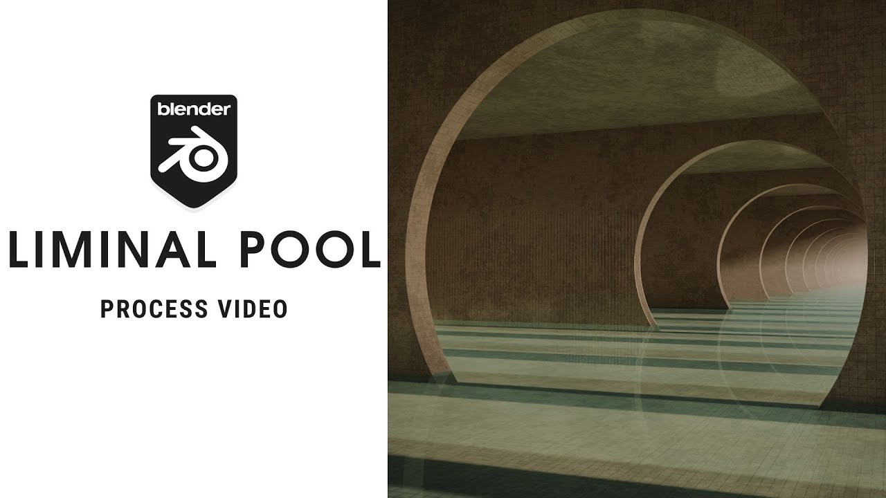How to create a Liminal Pool in 10 Minutes | Blender Timelapse