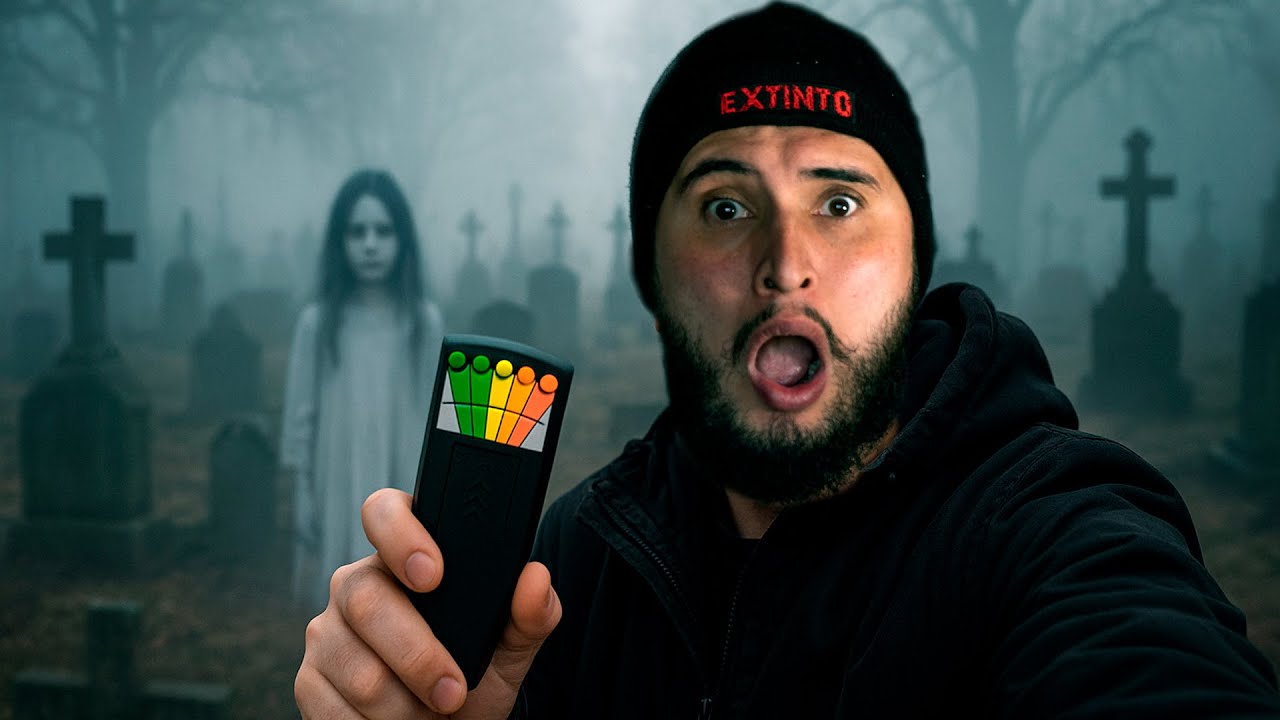 Pasamos la noche en un CEMENTERIO y se nos apareció una N1Ñ4 FANTASMA