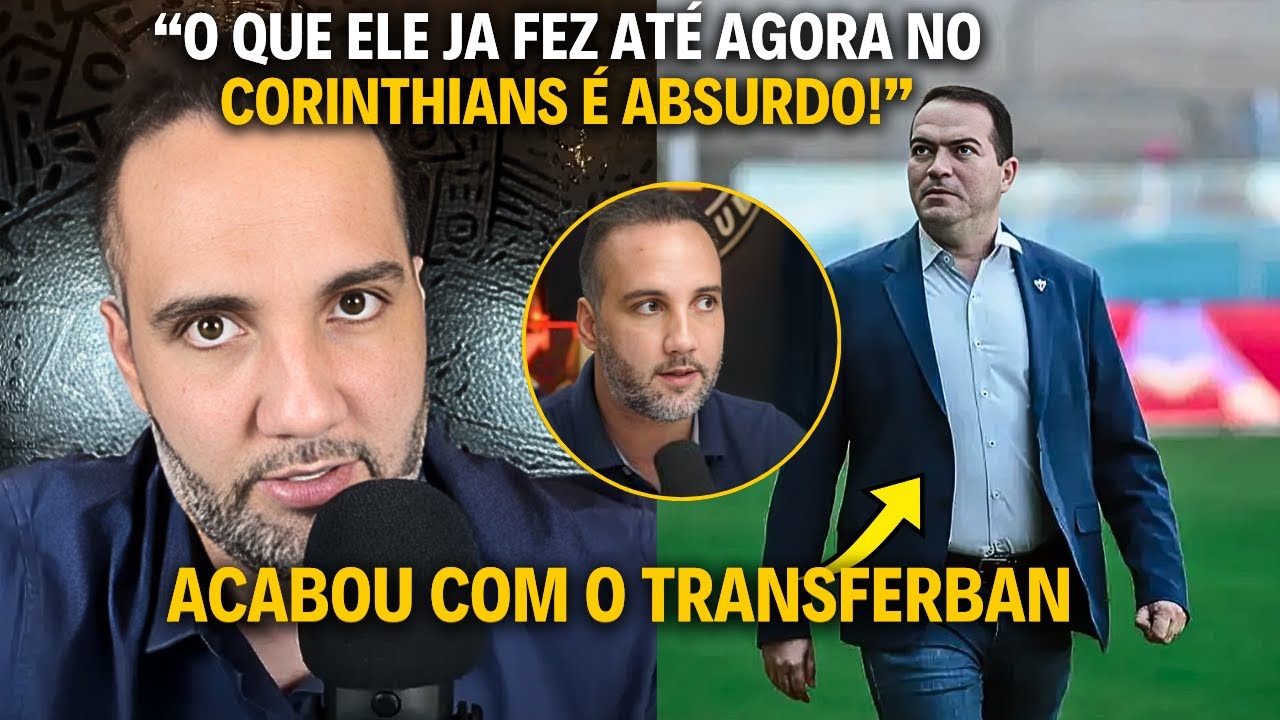 🔥TIROU O TRANSFERBAN! RIVAIS SE RENDEM AO MARCELO PAZ COMO DIRIGENTE DO CORINTHIANS!