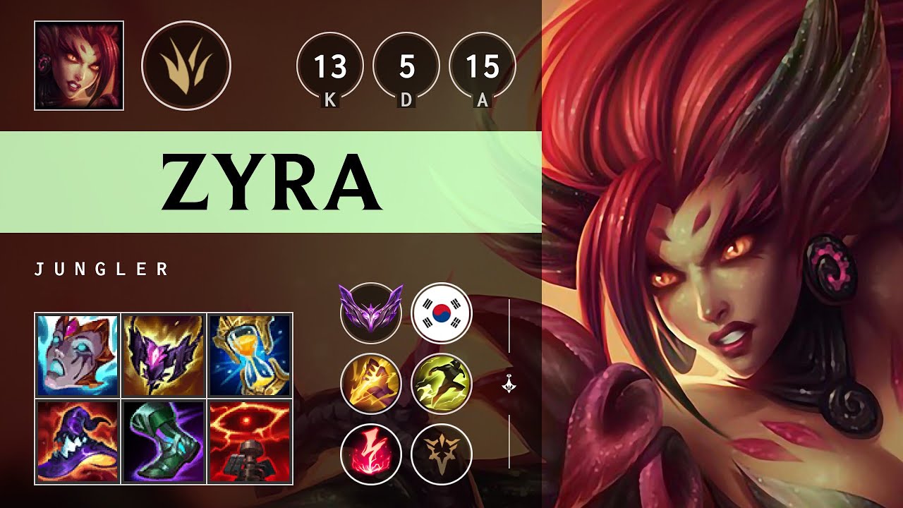 Zyra Jungle vs Sylas - KR Master Patch 25.17