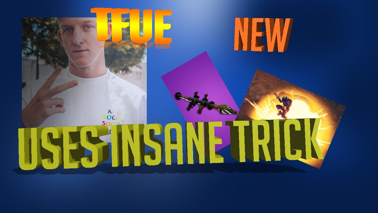 Tfue uses  *NEW Rocket Launcher Trick***