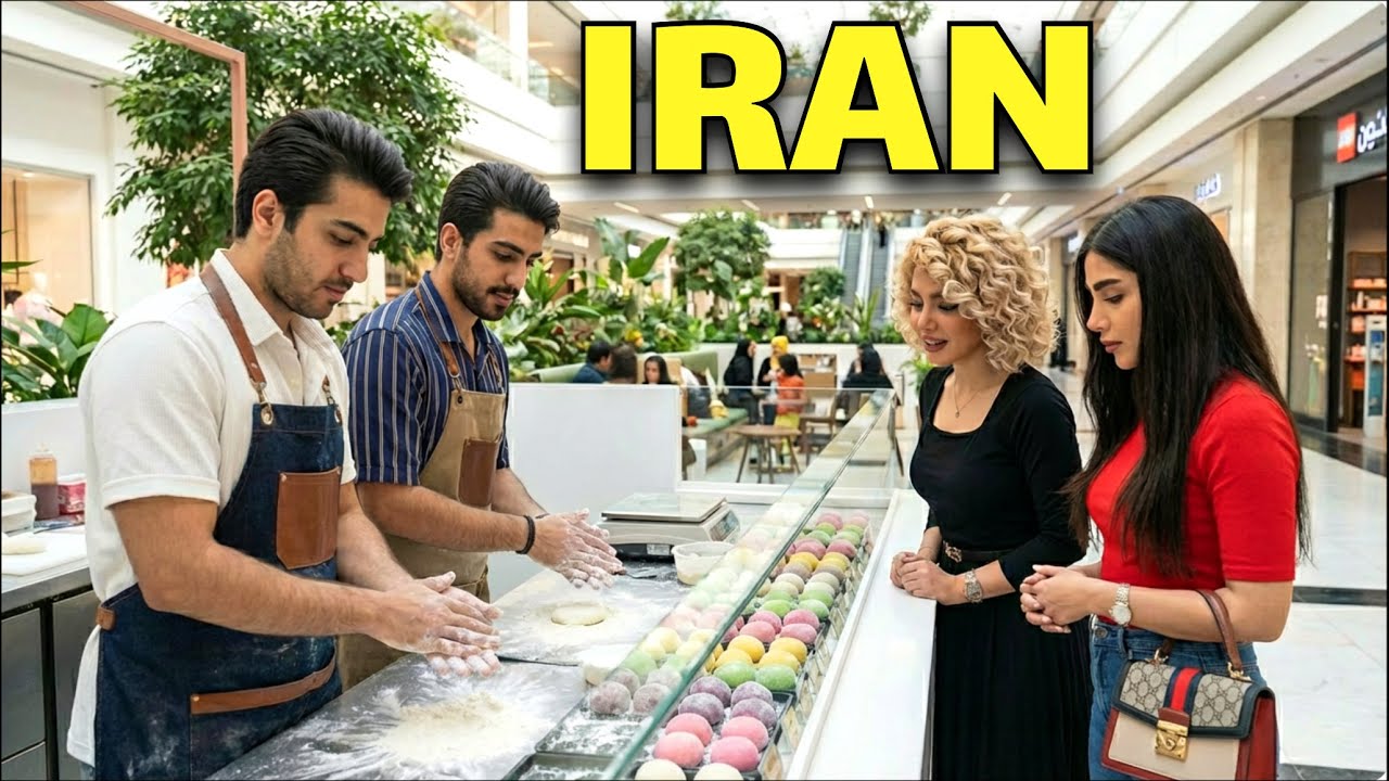 Japanese Mochi & IRANIAN Food | Tehran BLACK FRIDAY Food Party