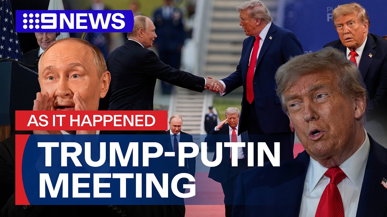 AS IT HAPPENED: Historic meeting between Donald Trump and Vladimir Putin | 9 News Australia