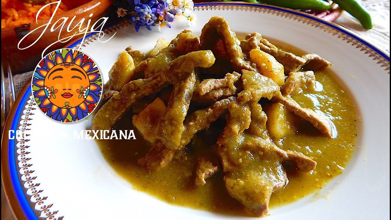 Bistec en Salsa Verde con Papas