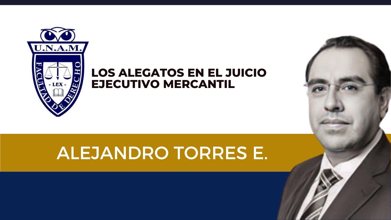 Los alegatos en el juicio ejecutivo mercantil.