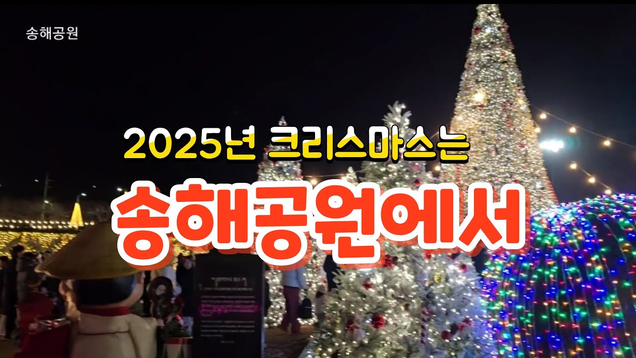 대구 별빛 산타호수🍀송해공원//대구 크리스마스트리//대구야경 명소/크리스마스에 아이랑 가볼만한 곳 