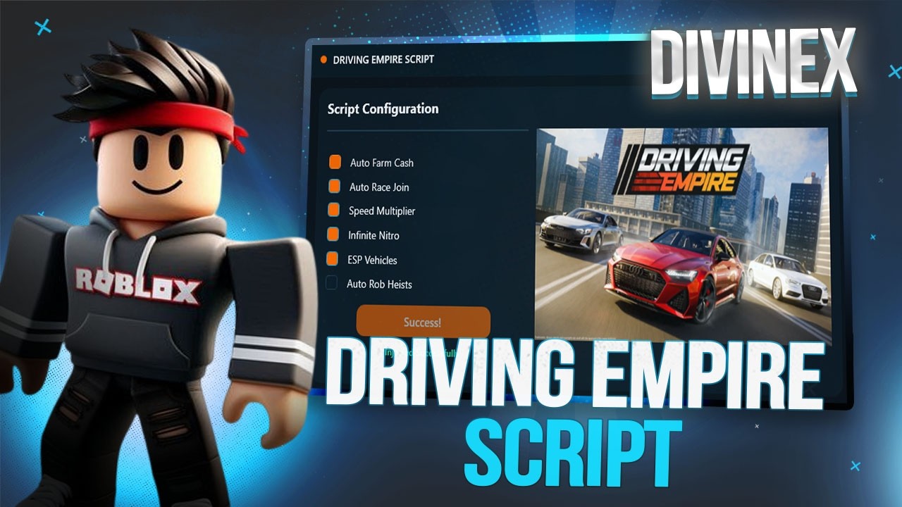 DRIVING EMPIRE SCRIPT! AUTO FARM MONEY, FAST SPEED, ESP & MORE | ios/android/pc