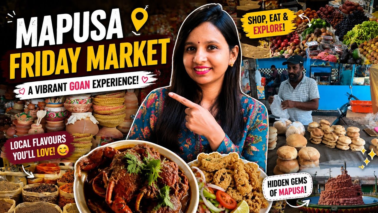 Mapusa Market Vlog | Goa&rsquo;s Mapusa Market Adventure| Mapusa Friday Market Tour