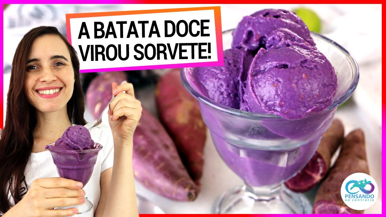 COMO TRANSFORMEI A BATATA DOCE NO SORVETE MAIS CREMOSO DA VIDA! É FÁCIL E VEGANO