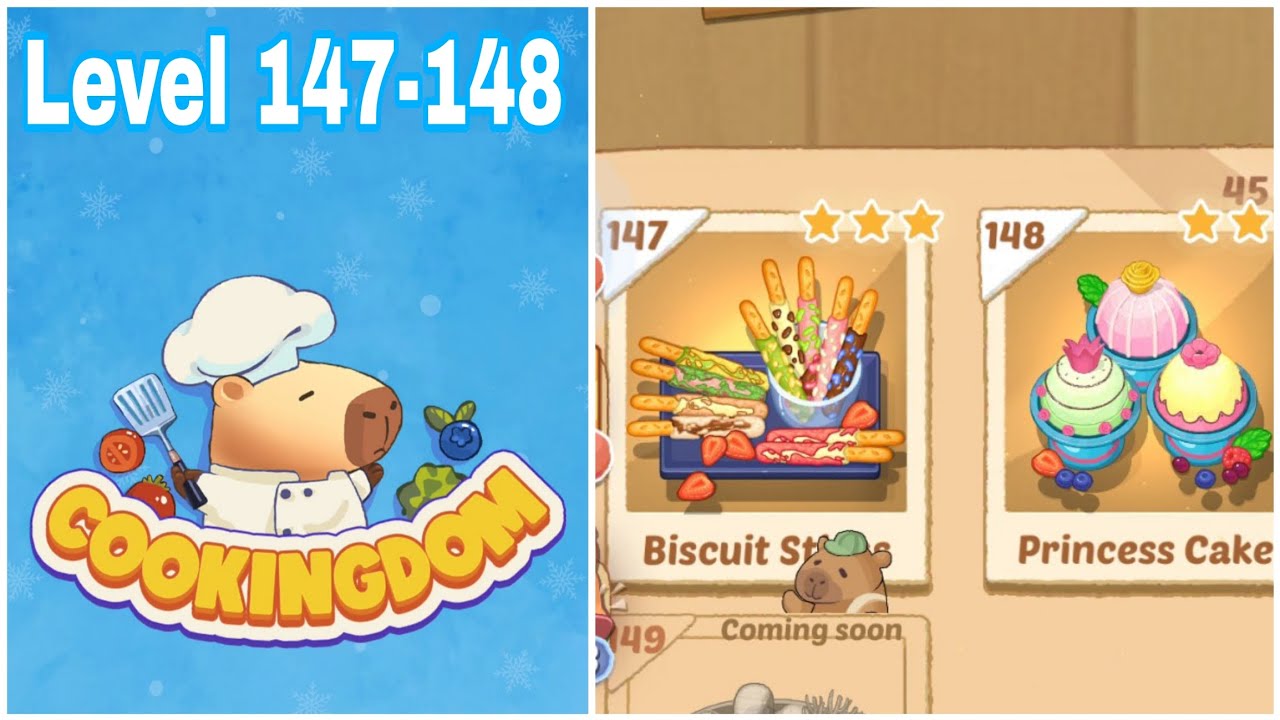 Cookingdom Cook & Chill Game Walkthrough Levels 147-148 || Mobile Gameplay || 