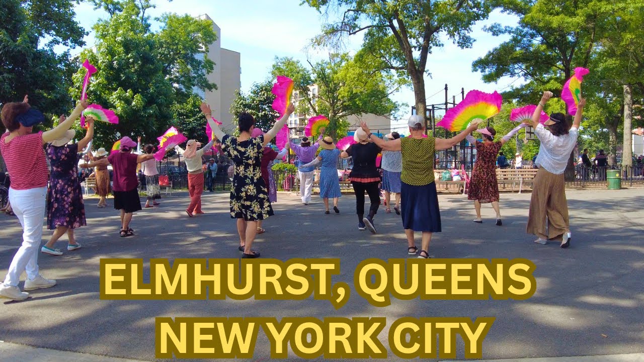 Life in Elmhurst, Queens. Spring 2024 New York City Walking Tour 4K