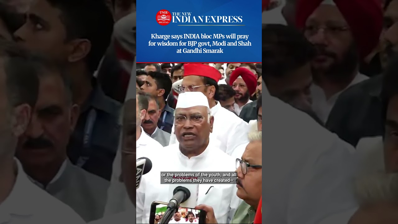 Will pray for BJP govt's wisdom at Gandhi Smarak, says Mallikarjun Kharge