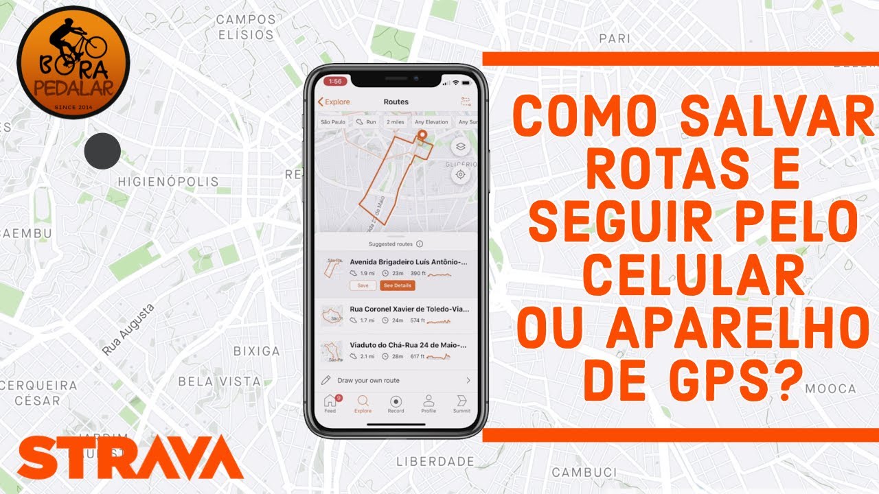 BORA NEWS 58 - Como Baixar GPX do Strava e Wikiloc e Seguir a Rota pelo seu Garmin ou Celular?!