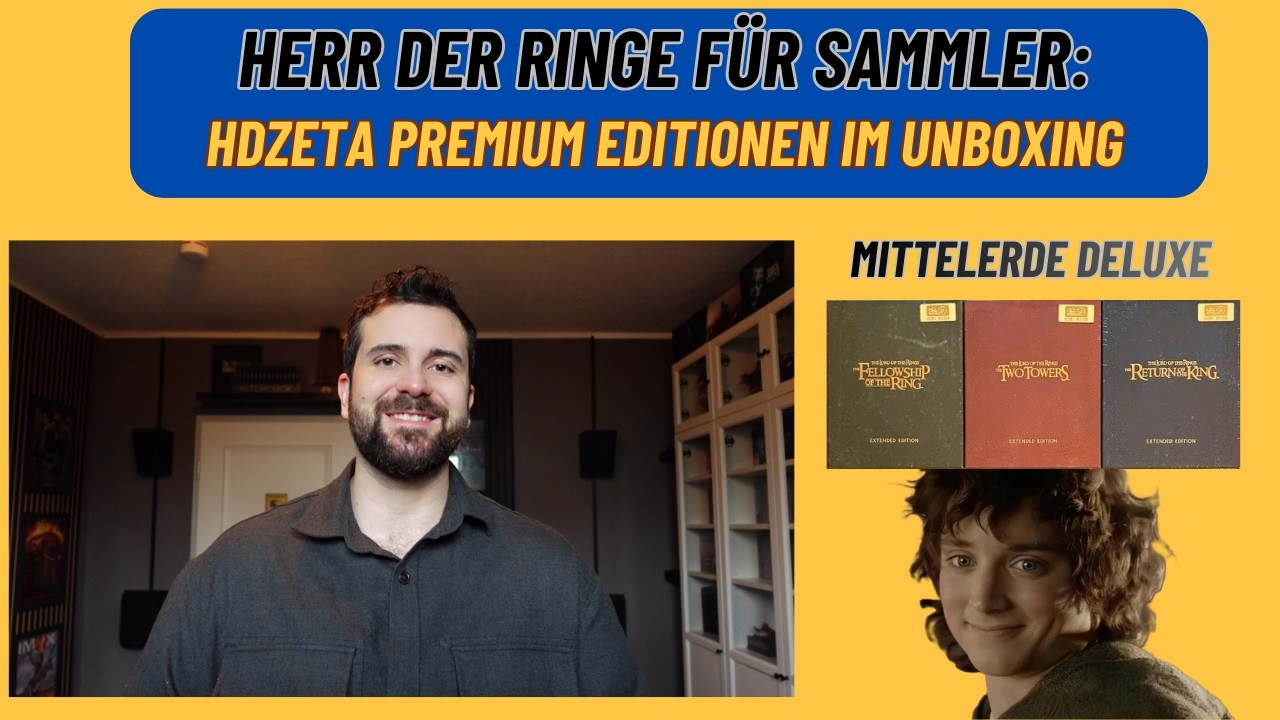 Czy ostateczna edycja Herr der Ringe Blu-Ray Sammleredition? Rozpakowywanie HDZeta Premium