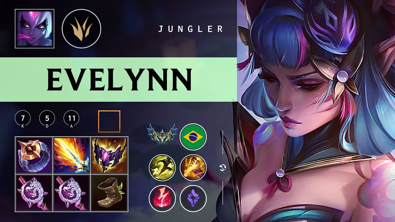 Evelynn Jungle vs Aatrox - BR Challenger Patch 26.03