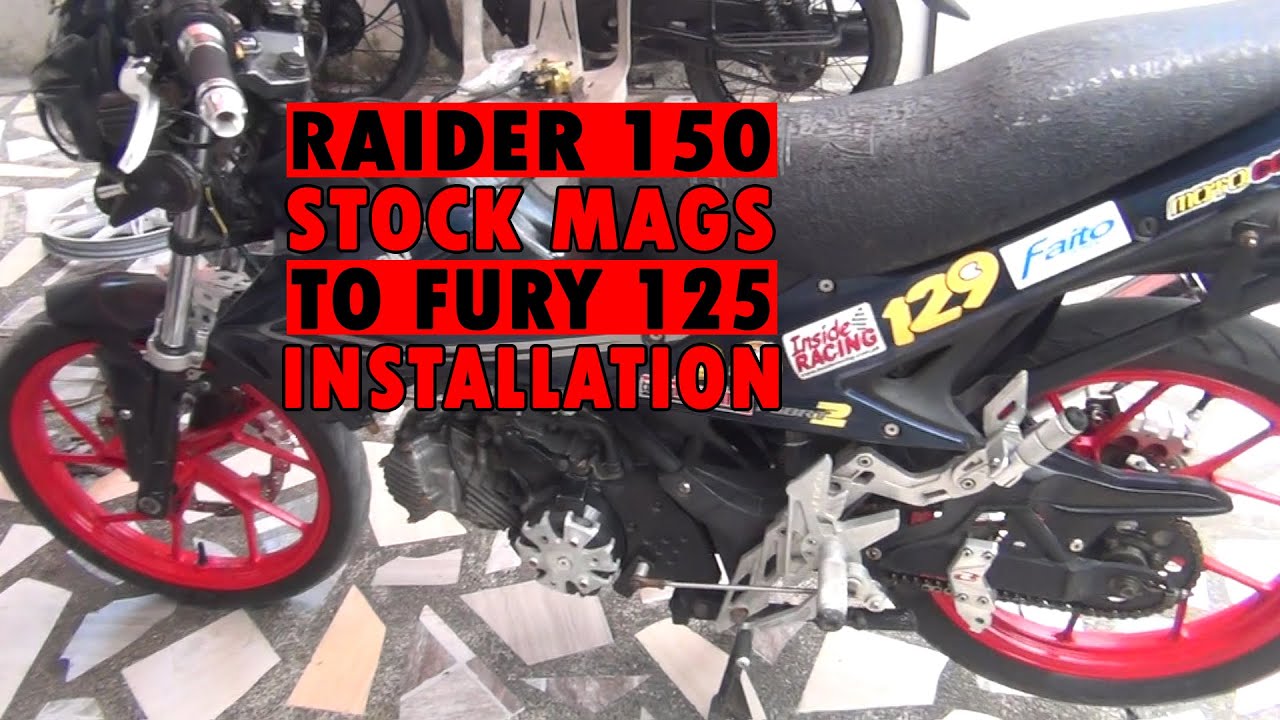 Raider 150 Stock Mags Convertion on Fury / Athlete 125