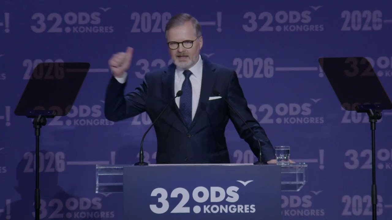 Zpráva končícího předsedy ODS Petra Fialy na 32. kongresu ODS