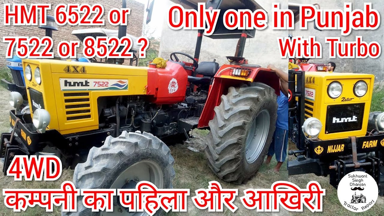 Hmt 4WD 6522 or 7522 or 8022 or 8522 Full Specifications and Price