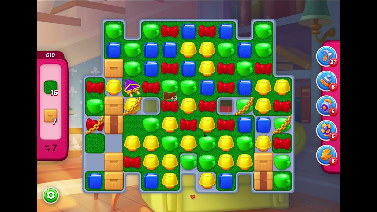 HomeScapes Level 619 no boosters (2025)