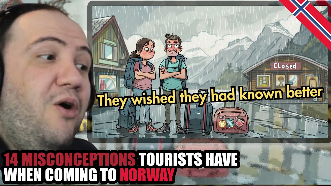 🇳🇴 14 Misconceptions tourists have when coming to Norway | TEACHER PAUL REACTS NORGE