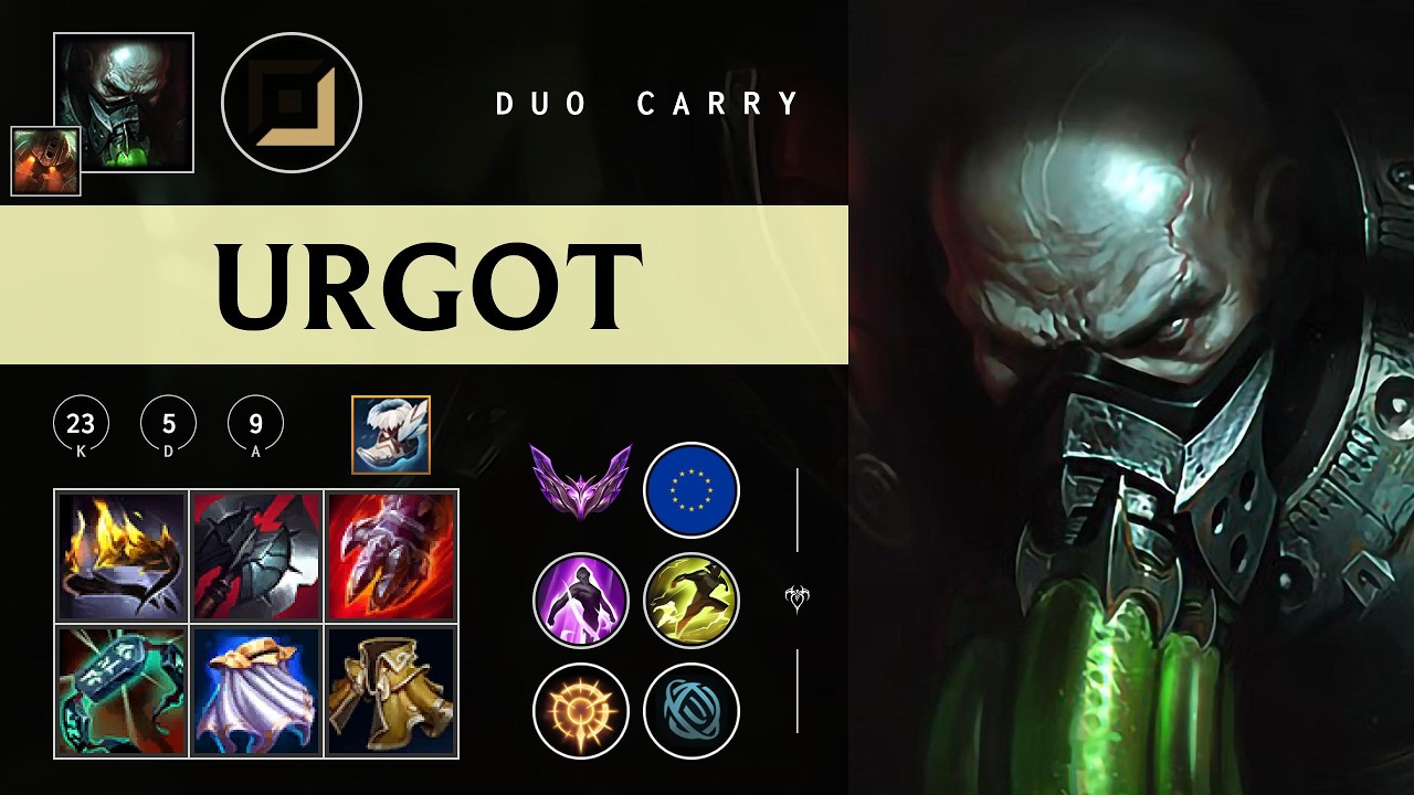 Urgot ADC vs Ashe - EUW Master Patch 26.05
