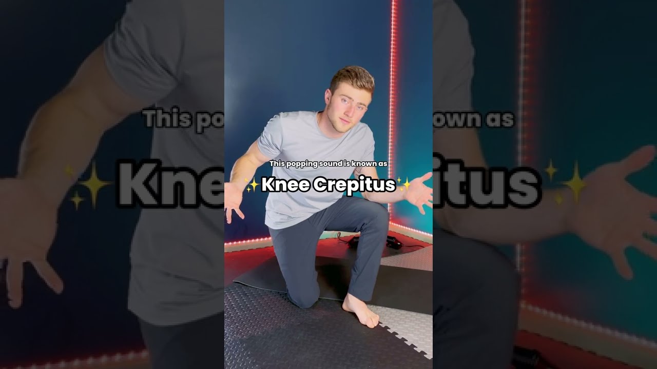 Knee crepitus (aka that 'pop' sound) explained!