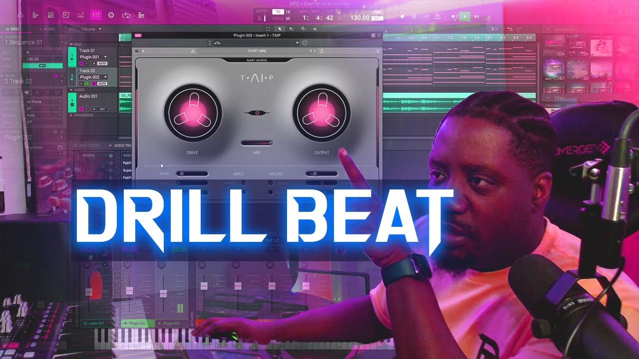 Making a beat Spanish guitar Drill Loop MPC Software