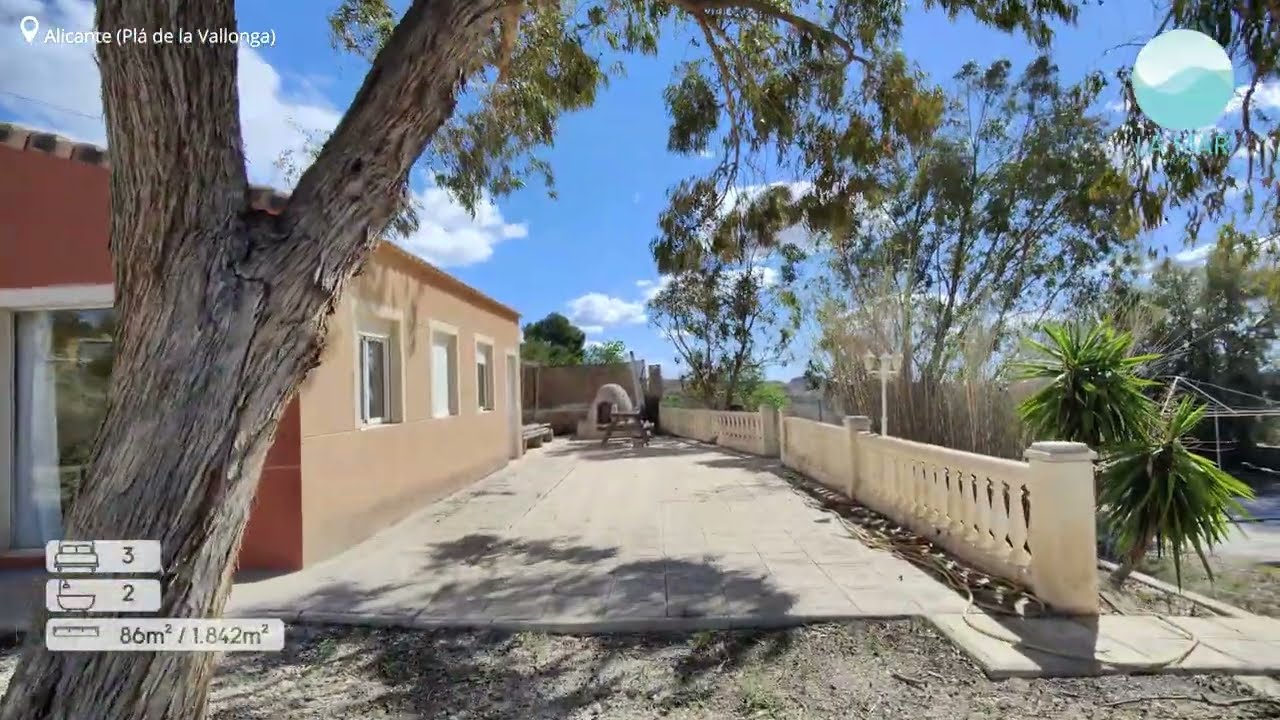 CHALET 86M² + 1.850M² PARCELA - PLA DE LA VALLONGA