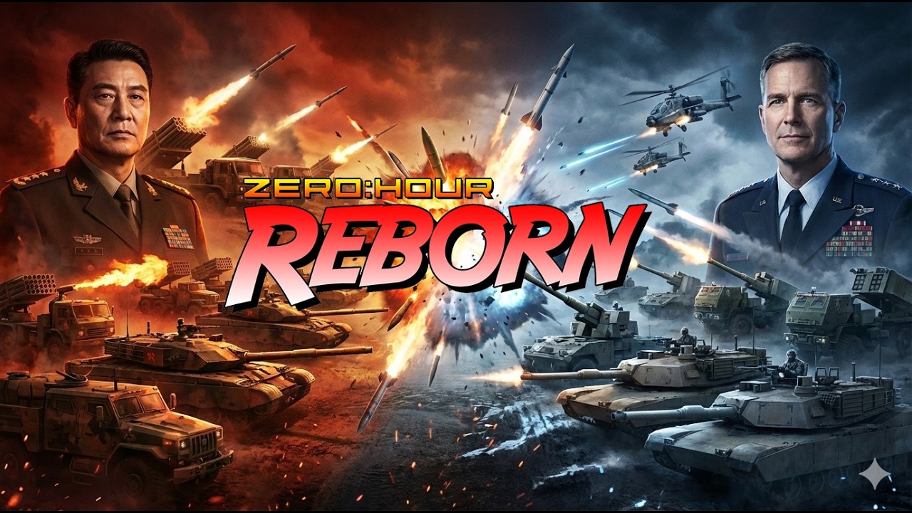 🔥Command & Conquer Generals Zero Hour  USA COMMANDER In Chief  1 VS 7 CHINA HARD | Gameplay