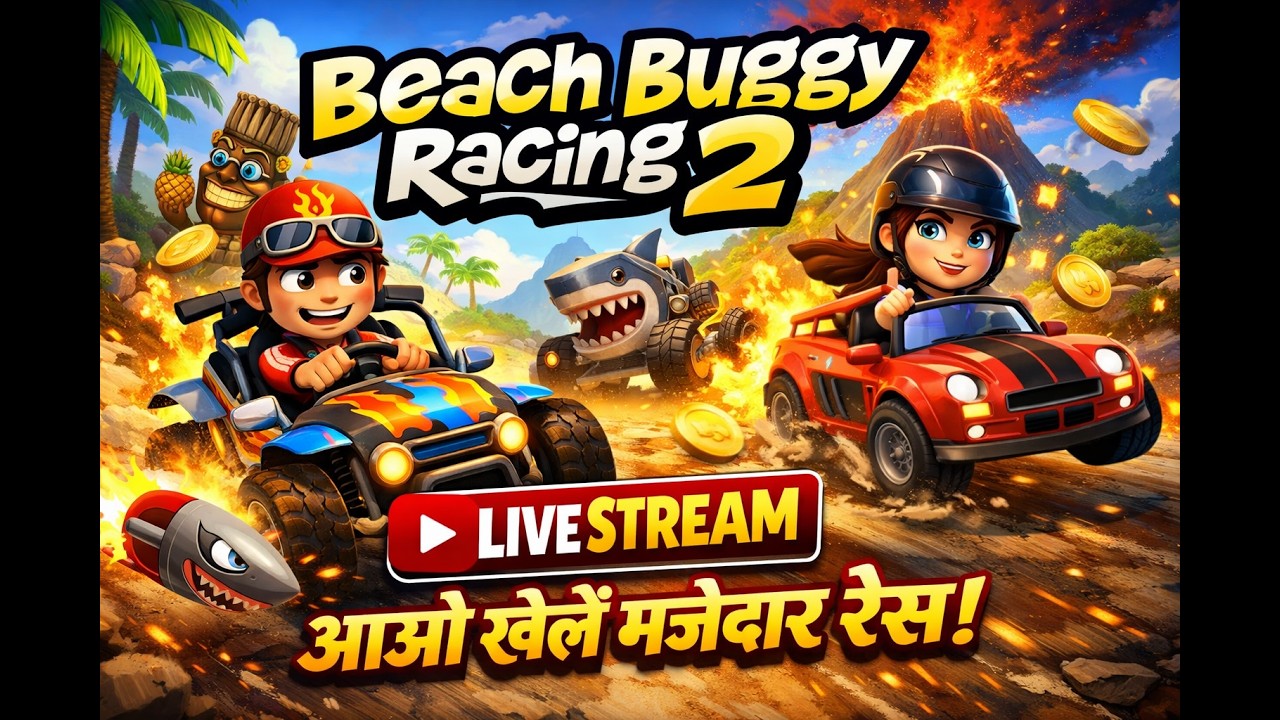 Beach Buggy Racing 2 - Live stream | Crazzzy racing 🚗 #rapidstartgaming