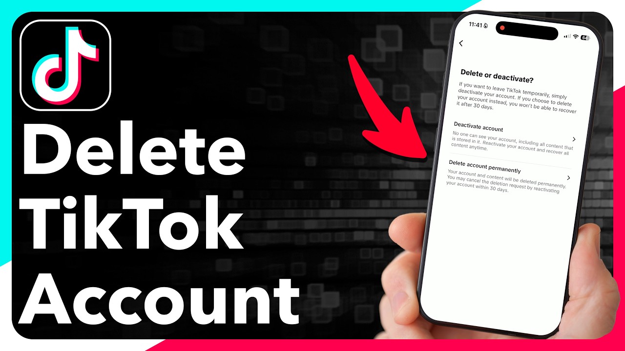 Как удалить аккаунт в TikTok &mdash; 2026 год