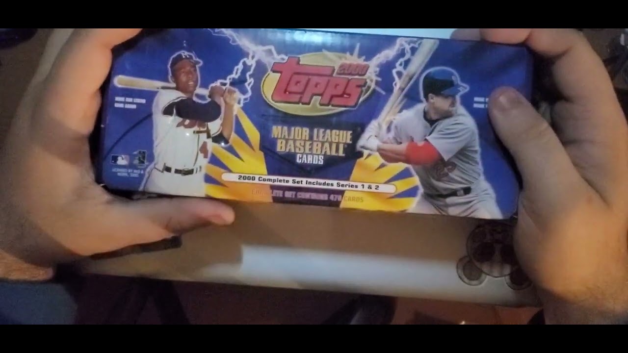 2000 Topps Baseball Card Set 