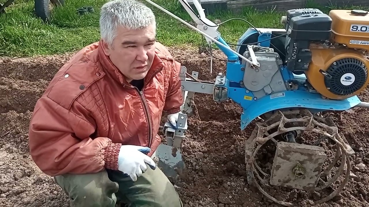 Можно ли мотоблоком сделать  гребни ровно !?